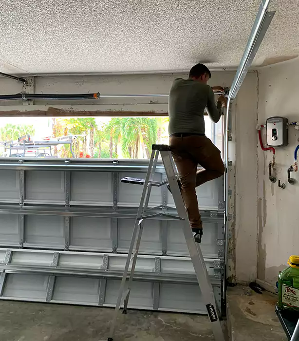 Garage Door Off Track Repair Medley