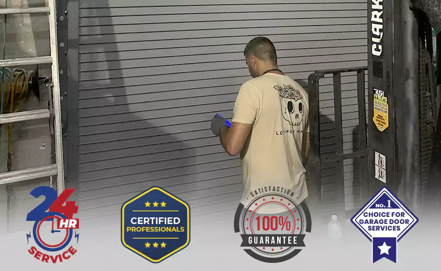 Garage Door Bottom Panel Repair in Medley, FL