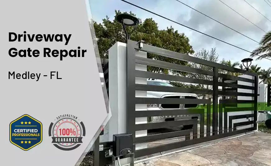 Driveway Gate Repair Medley - FL 