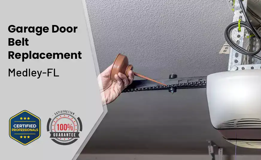 Garage Door Belt Replacement Medley-FL