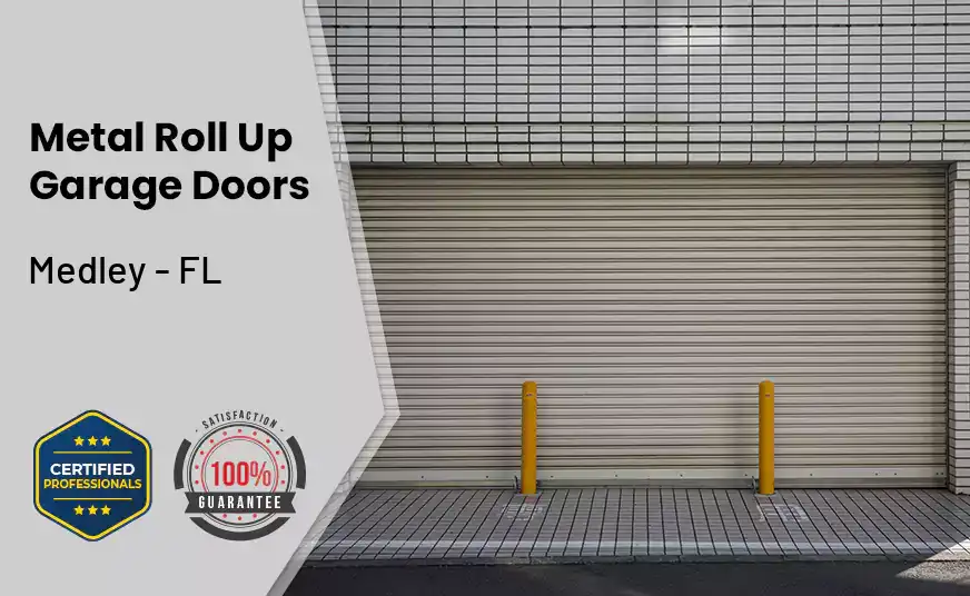 Metal Roll Up Garage Doors Medley - FL 