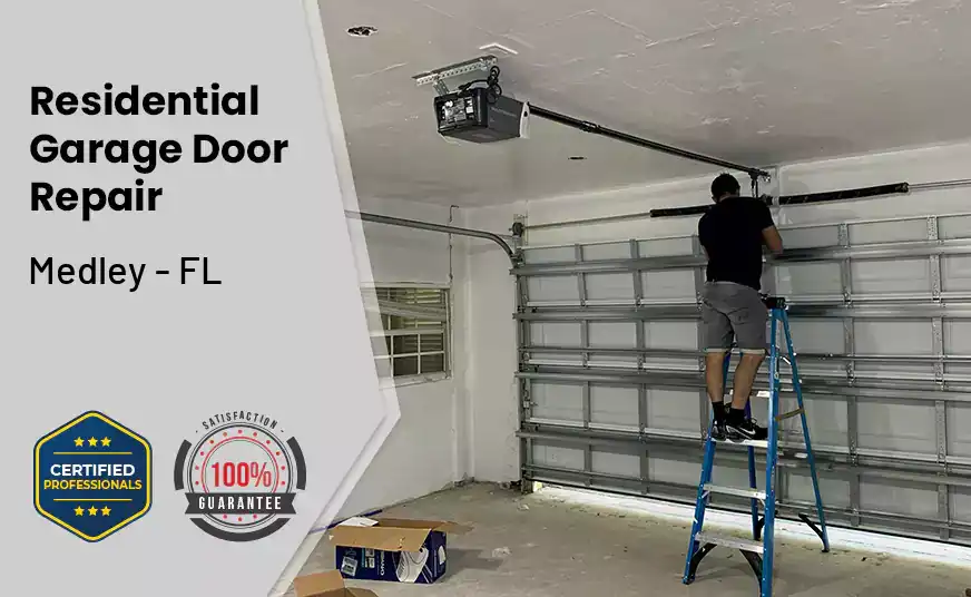 Residential Garage Door Repair Medley - FL 