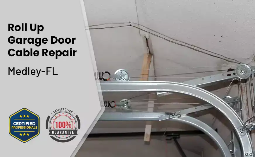 Roll Up Garage Door Cable Repair Medley-FL 