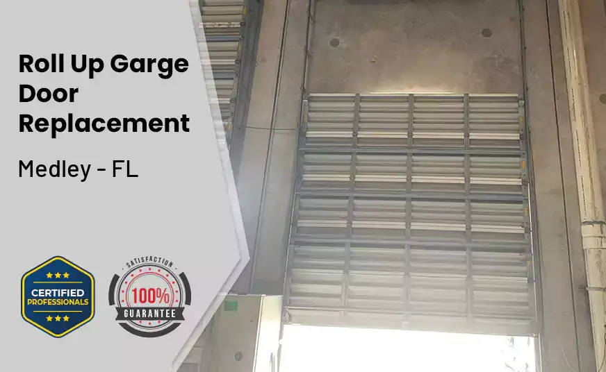 Roll Up Garage Door Replacement Medley - FL 